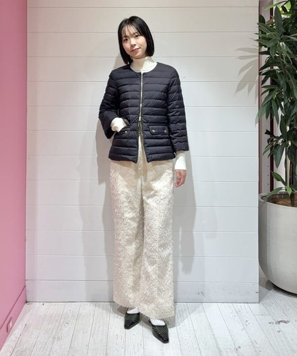 Demi-Luxe BEAMS | 【別注】TATRAS / ACACIA ノーカラー ライトダウン