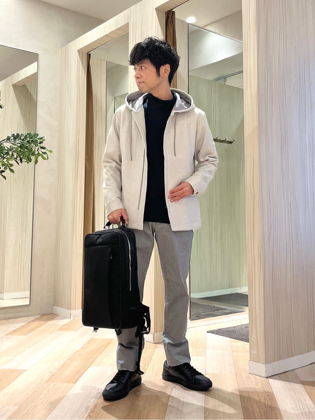 TAKEO KIKUCHIの【Sサイズ~】ウォーム ミラノリブ オフネック プルオーバーを使ったコーディネートを紹介します。｜Rakuten Fashion(楽天ファッション／旧楽天ブランドアベニュー)6477019