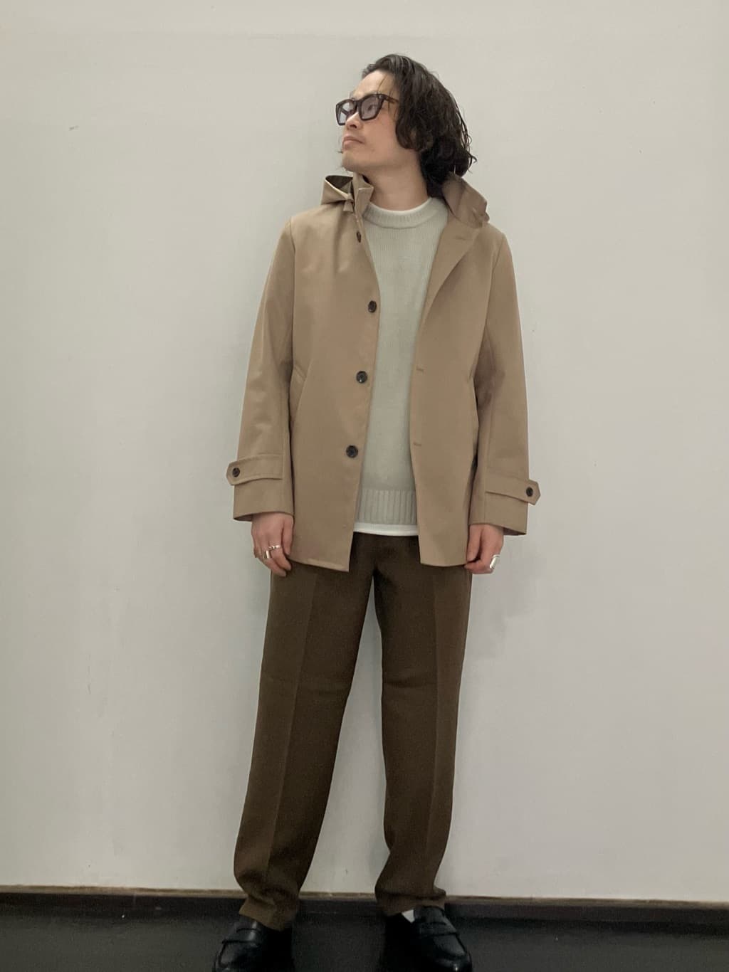 UNITED ARROWS LTD. OUTLET | シャンブレーツイル フードコート-撥水