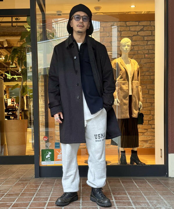 BEAMS HEARTのウール ステンカラーコートを使ったコーディネートを紹介します。｜Rakuten Fashion(楽天ファッション／旧楽天ブランドアベニュー)6480045