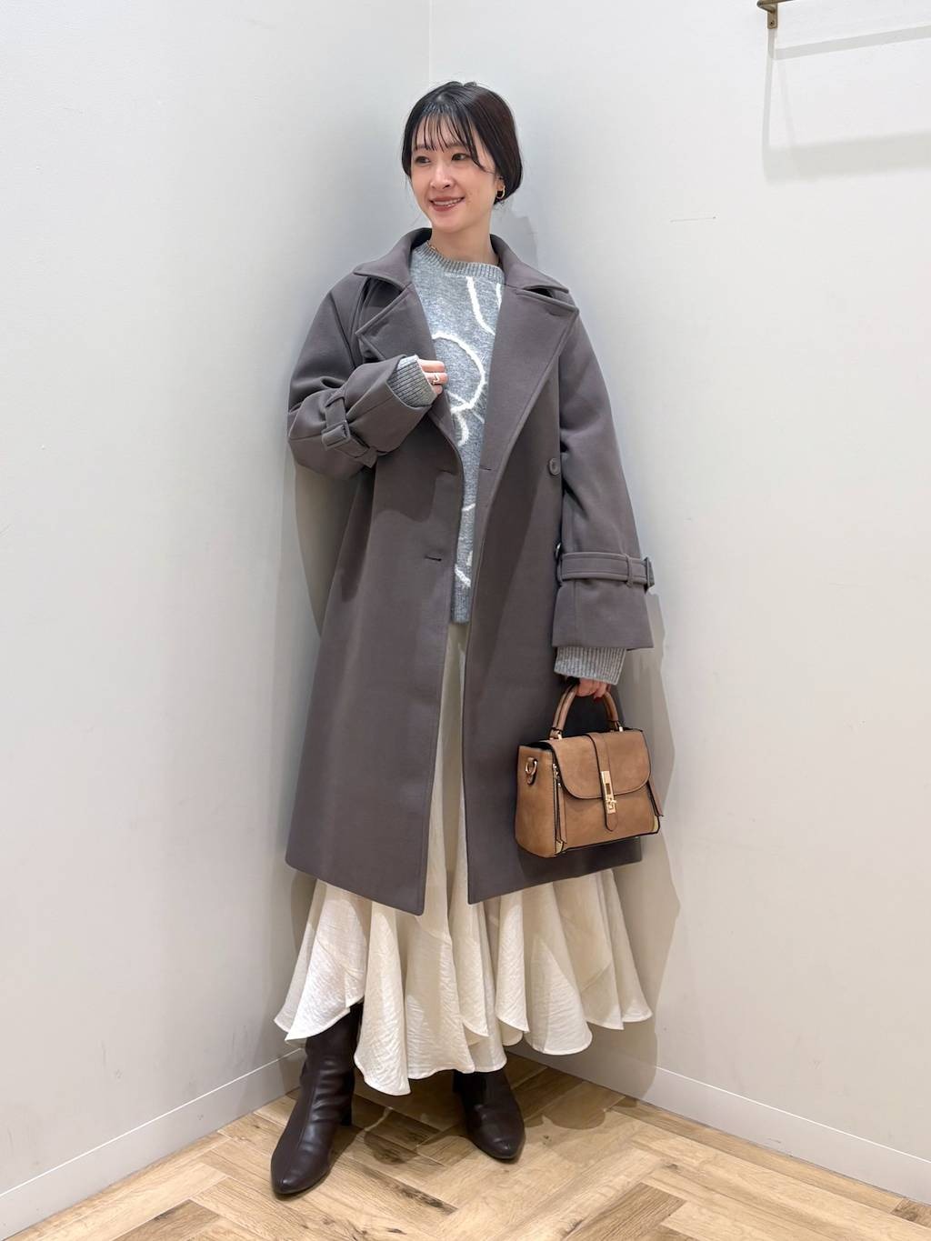 mysty womanの3WAYスタンドネックコートを使ったコーディネートを紹介します。｜Rakuten Fashion(楽天ファッション／旧楽天ブランドアベニュー)6479217