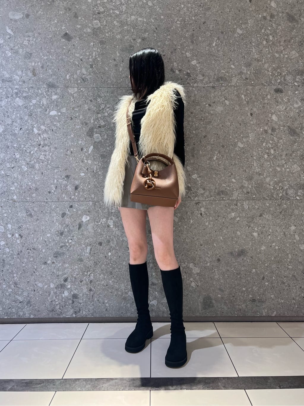 CHARLES & KEITHのChance チャンス メタリックアクセントバケット