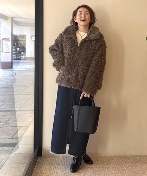 BEAMS HEARTの配色 リバーニット プルオーバーを使ったコーディネートを紹介します。｜Rakuten Fashion(楽天ファッション／旧楽天ブランドアベニュー)6481471