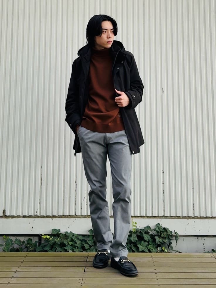 TAKEO KIKUCHIの【3WAY】ドビー ダウンライナー付ブルゾンを使ったコーディネートを紹介します。｜Rakuten Fashion(楽天ファッション／旧楽天ブランドアベニュー)6482001