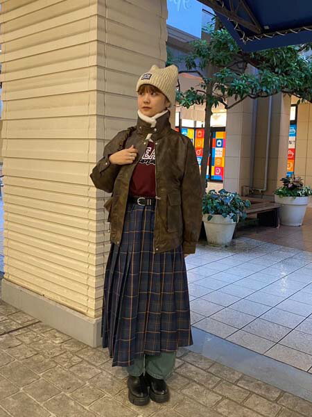 AS KNOW AS plusの◇取り外し可能 ファー衿付き 2WAYフェイクレザーブルゾンを使ったコーディネートを紹介します。｜Rakuten Fashion(楽天ファッション／旧楽天ブランドアベニュー)6483034