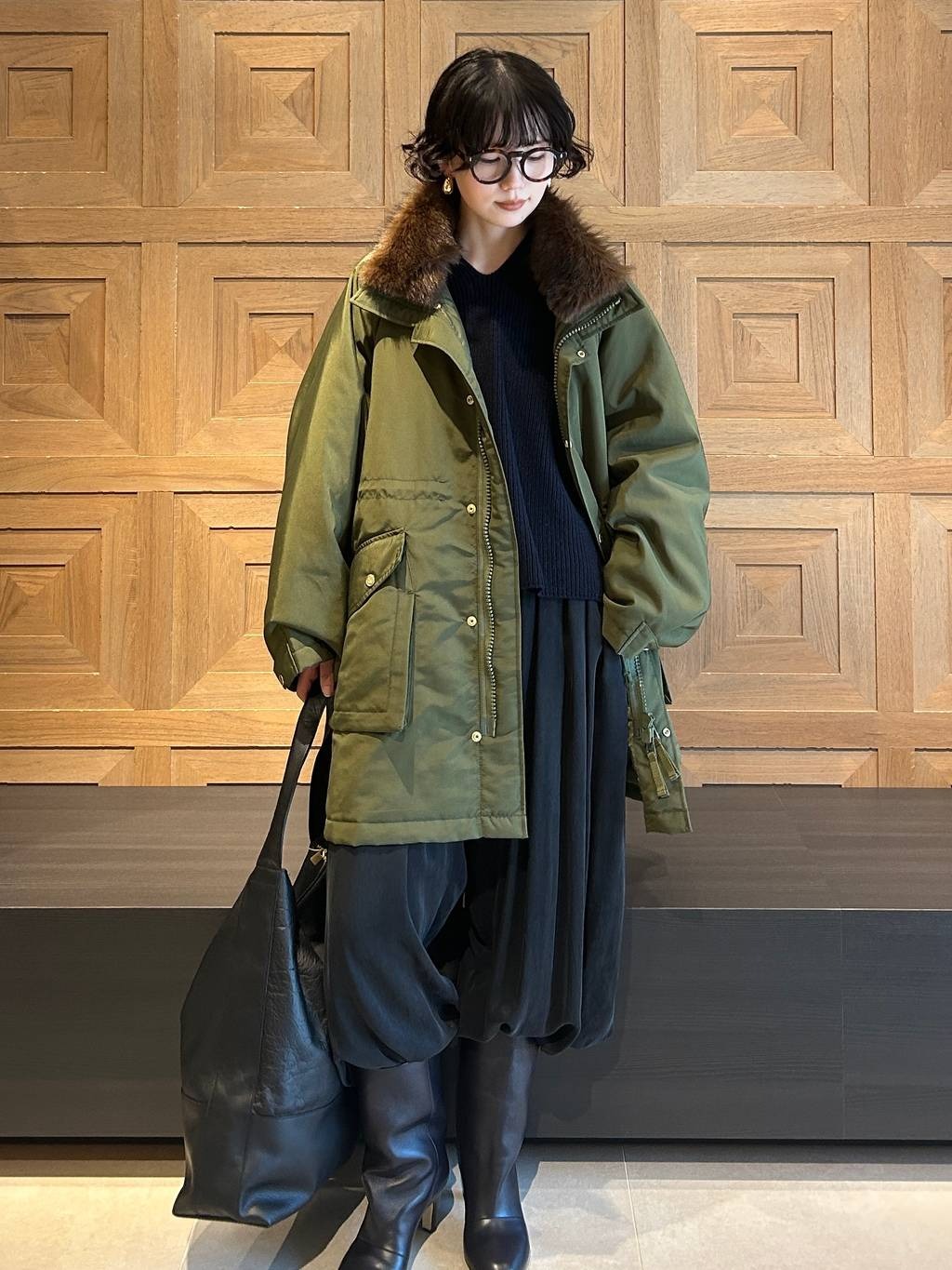 【WEB限定】Curensology ＜&RC＞スウェーディッシュモッズコート Curensology｜<&RC>フェイクファーエリツキスウェーディッシュモッズ