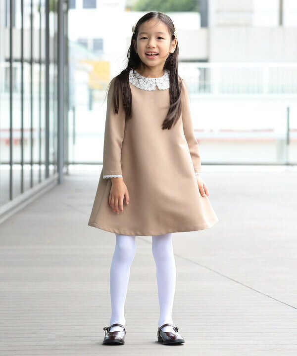 BEAMS mini セレモニー　120cm BEAMS mini | セレモニー レースカラー ワンピース 2026SS (110~130cm
