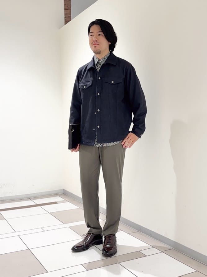 TAKEO KIKUCHIの【JUST ONE LAYER】ダウンファブリック ブルゾンを使ったコーディネートを紹介します。｜Rakuten Fashion(楽天ファッション／旧楽天ブランドアベニュー)6483279