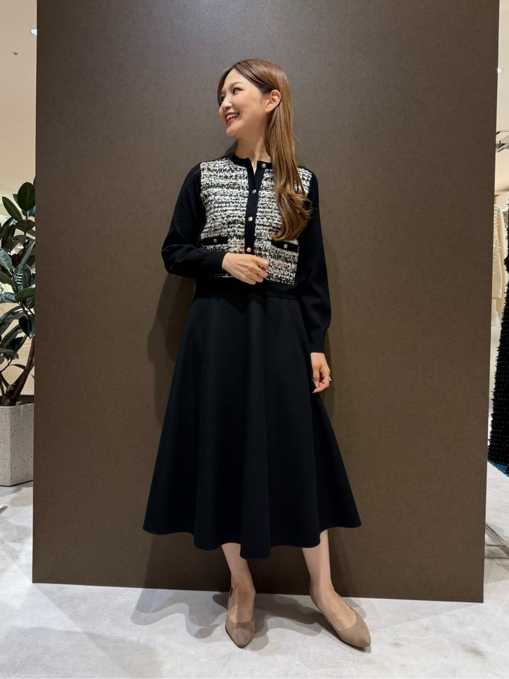 Viaggio Bluの【新色追加】メルトンサーキュラースカートを使ったコーディネートを紹介します。｜Rakuten Fashion(楽天ファッション／旧楽天ブランドアベニュー)6484454