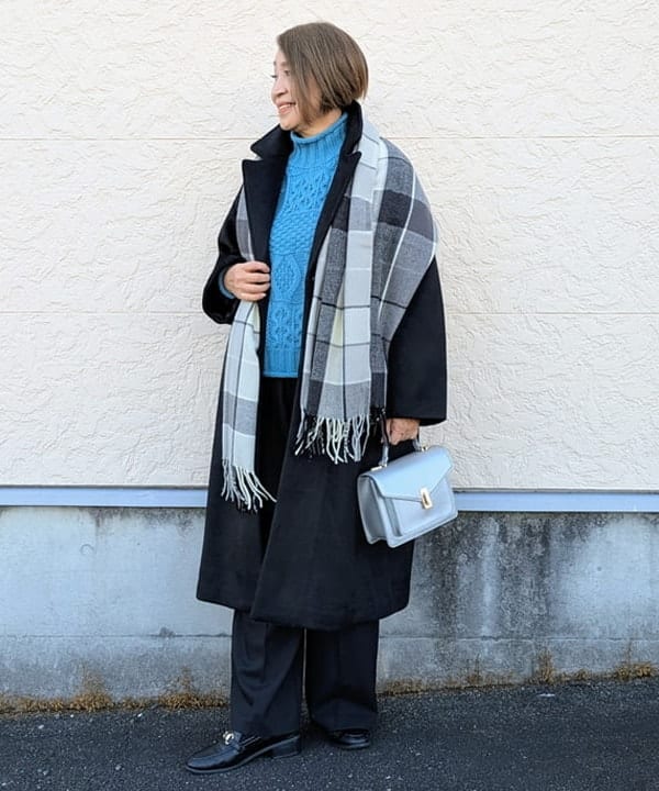 BEAMS HEARTのロング チェスターコートを使ったコーディネートを紹介します。｜Rakuten Fashion(楽天ファッション／旧楽天ブランドアベニュー)6484658