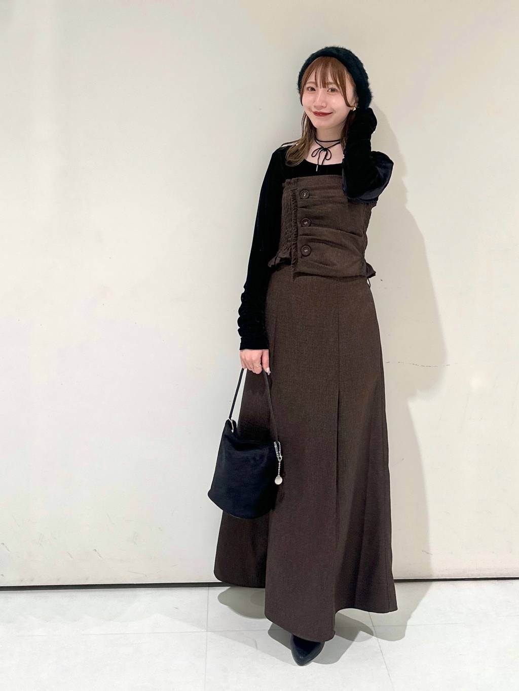 mysty womanの2WAYシアーベロアロンTを使ったコーディネートを紹介します。｜Rakuten Fashion(楽天ファッション／旧楽天ブランドアベニュー)6485797