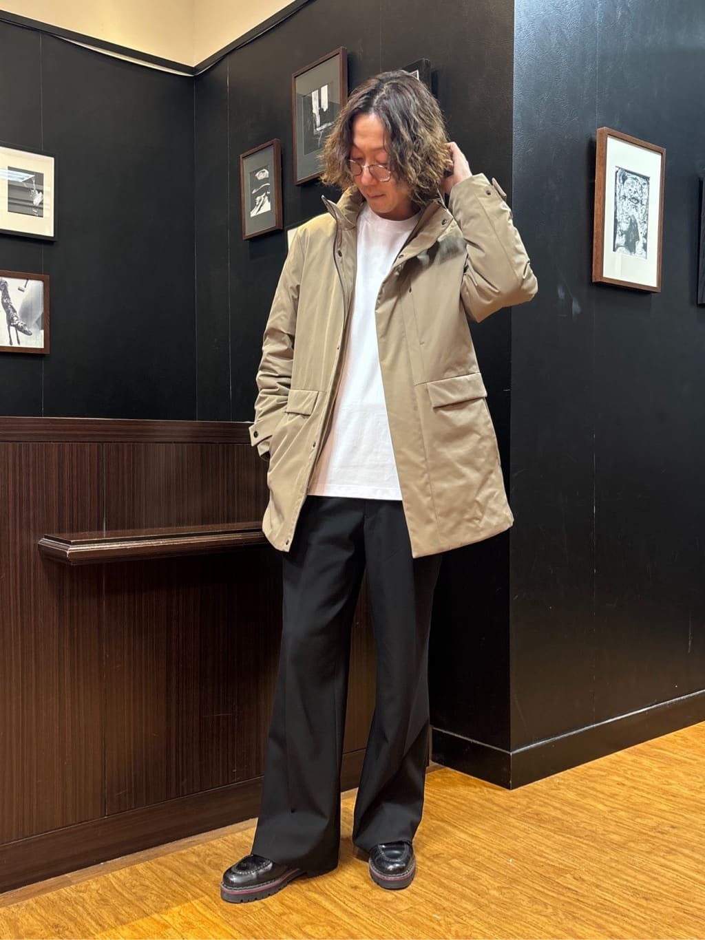 TAKEO KIKUCHIの【None Of Stress】ストレッチ ダウンブルゾンを使ったコーディネートを紹介します。｜Rakuten Fashion(楽天ファッション／旧楽天ブランドアベニュー)6487092