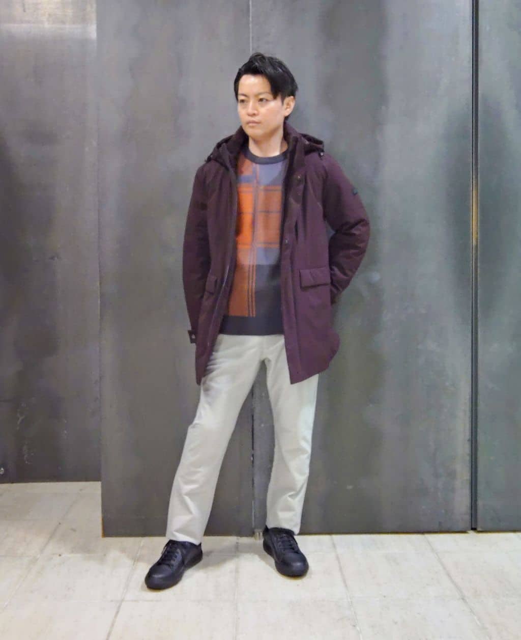 TAKEO KIKUCHIの【None Of Stress】ストレッチ ダウンブルゾンを使ったコーディネートを紹介します。｜Rakuten Fashion(楽天ファッション／旧楽天ブランドアベニュー)6488017