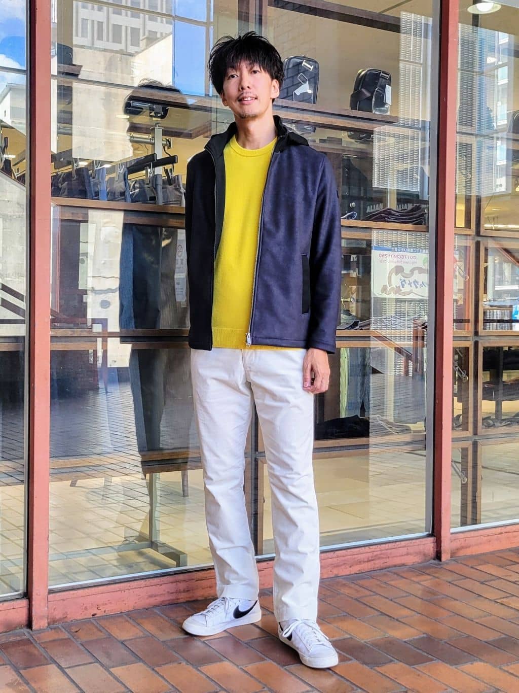 TAKEO KIKUCHIの【JUST ONE LAYER】ダウンファブリック ジップアップ フード ブルゾンを使ったコーディネートを紹介します。｜Rakuten Fashion(楽天ファッション／旧楽天ブランドアベニュー)6488021