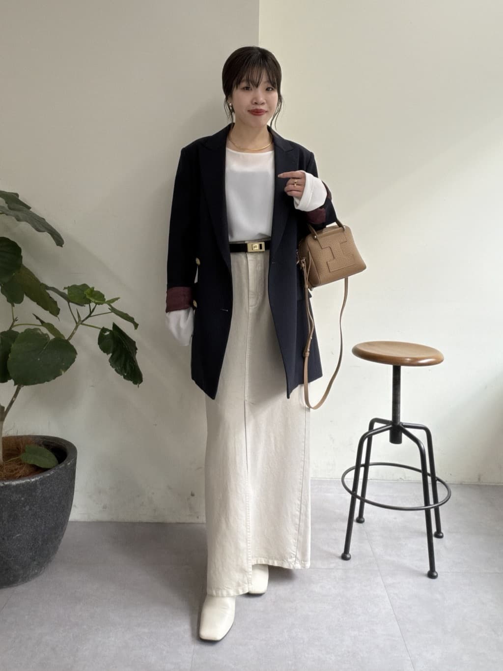GALLARDAGALANTEの【セットアップ対応】リヨセルスリットスカートを使ったコーディネートを紹介します。｜Rakuten Fashion(楽天ファッション／旧楽天ブランドアベニュー)6487778