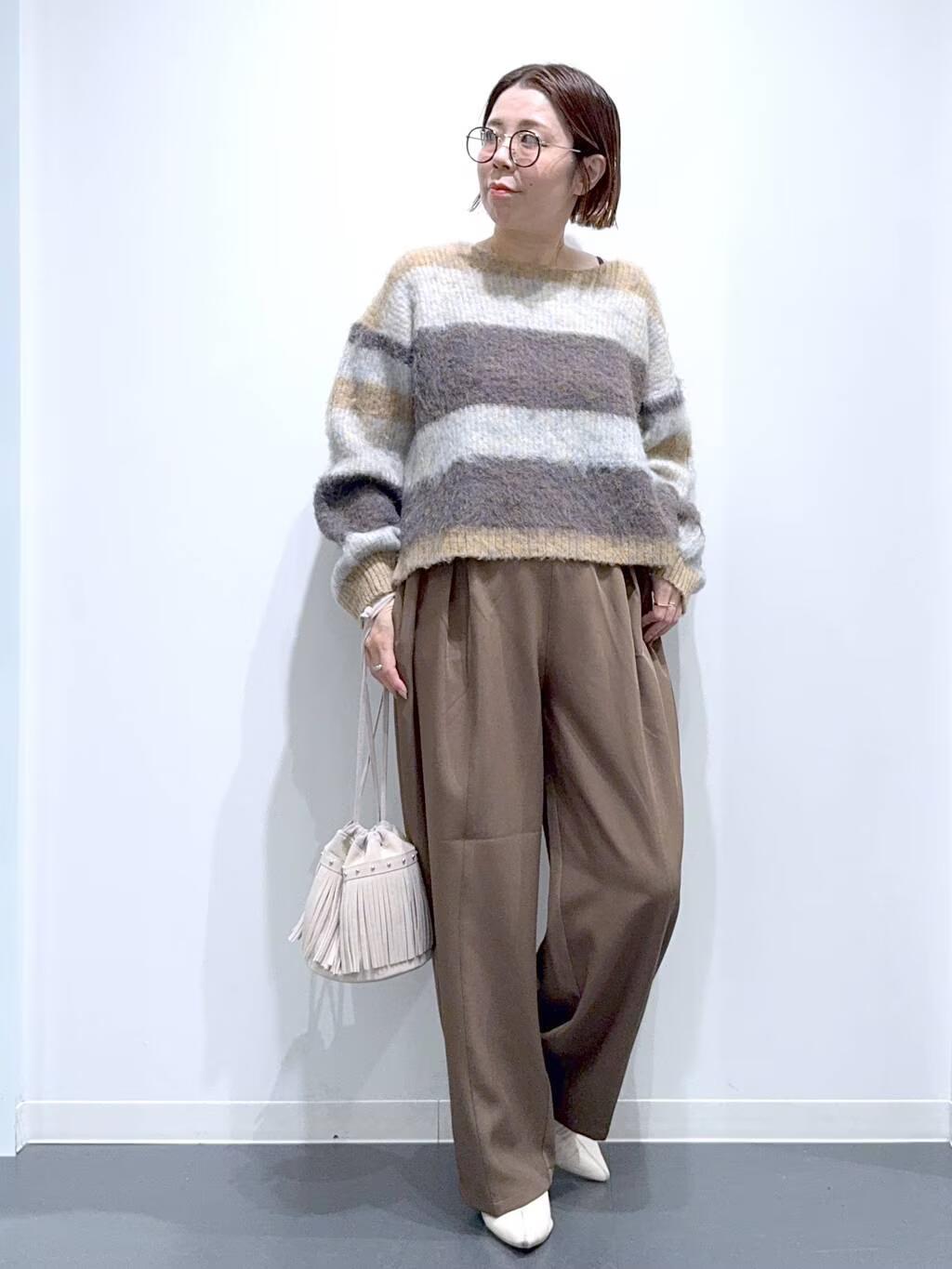 LAKOLEのMIXボーダーニットプルオーバーを使ったコーディネートを紹介します。｜Rakuten Fashion(楽天ファッション／旧楽天ブランドアベニュー)6489269