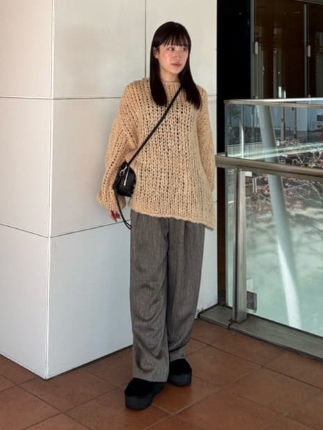 UNITED ARROWS LTD. OUTLET | ウールモヘヤナイロン ルーズニットプル