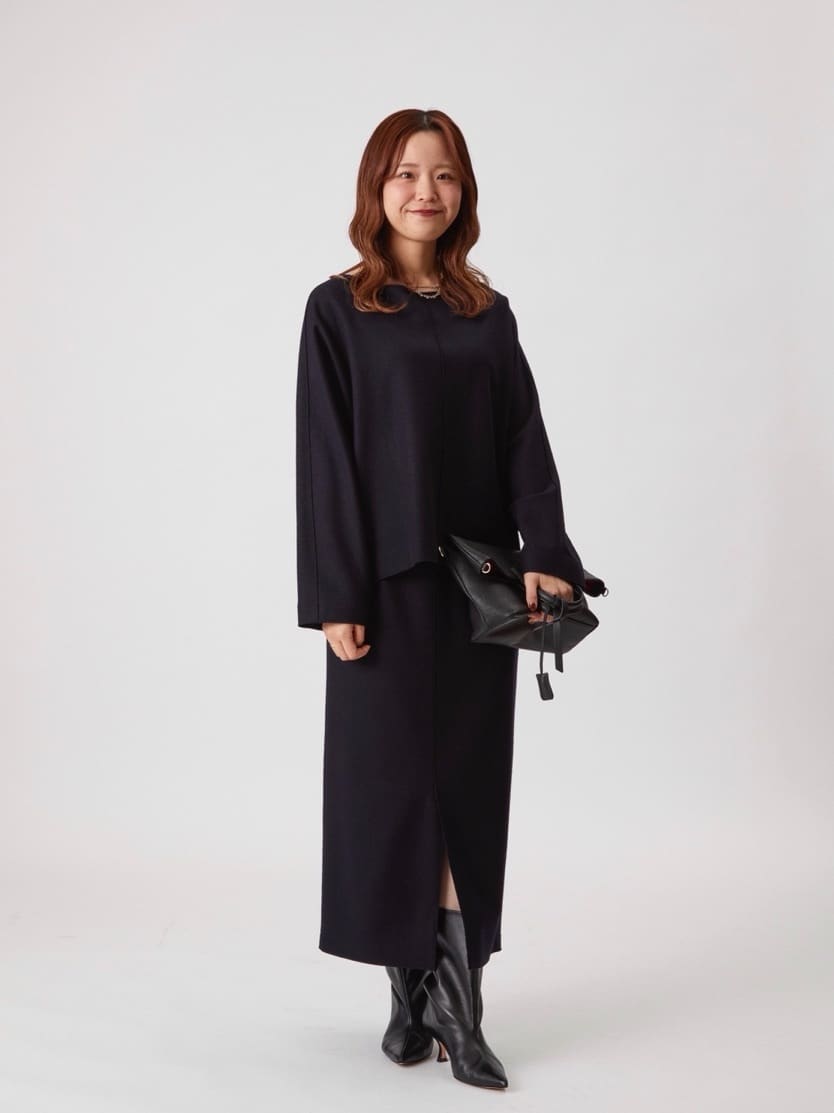 1er Arrondissementのウールスムースドルマントップスを使ったコーディネートを紹介します。｜Rakuten Fashion(楽天ファッション／旧楽天ブランドアベニュー)6489507