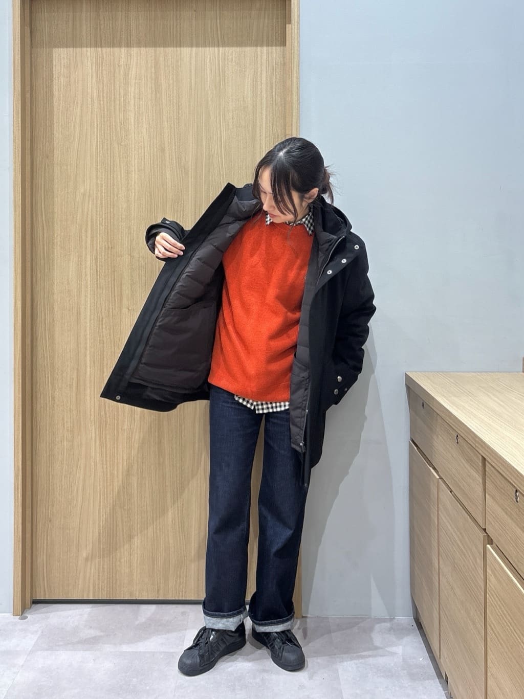 TAKEO KIKUCHIの【3WAY】ドビー ダウンライナー付ブルゾンを使ったコーディネートを紹介します。｜Rakuten Fashion(楽天ファッション／旧楽天ブランドアベニュー)6489967