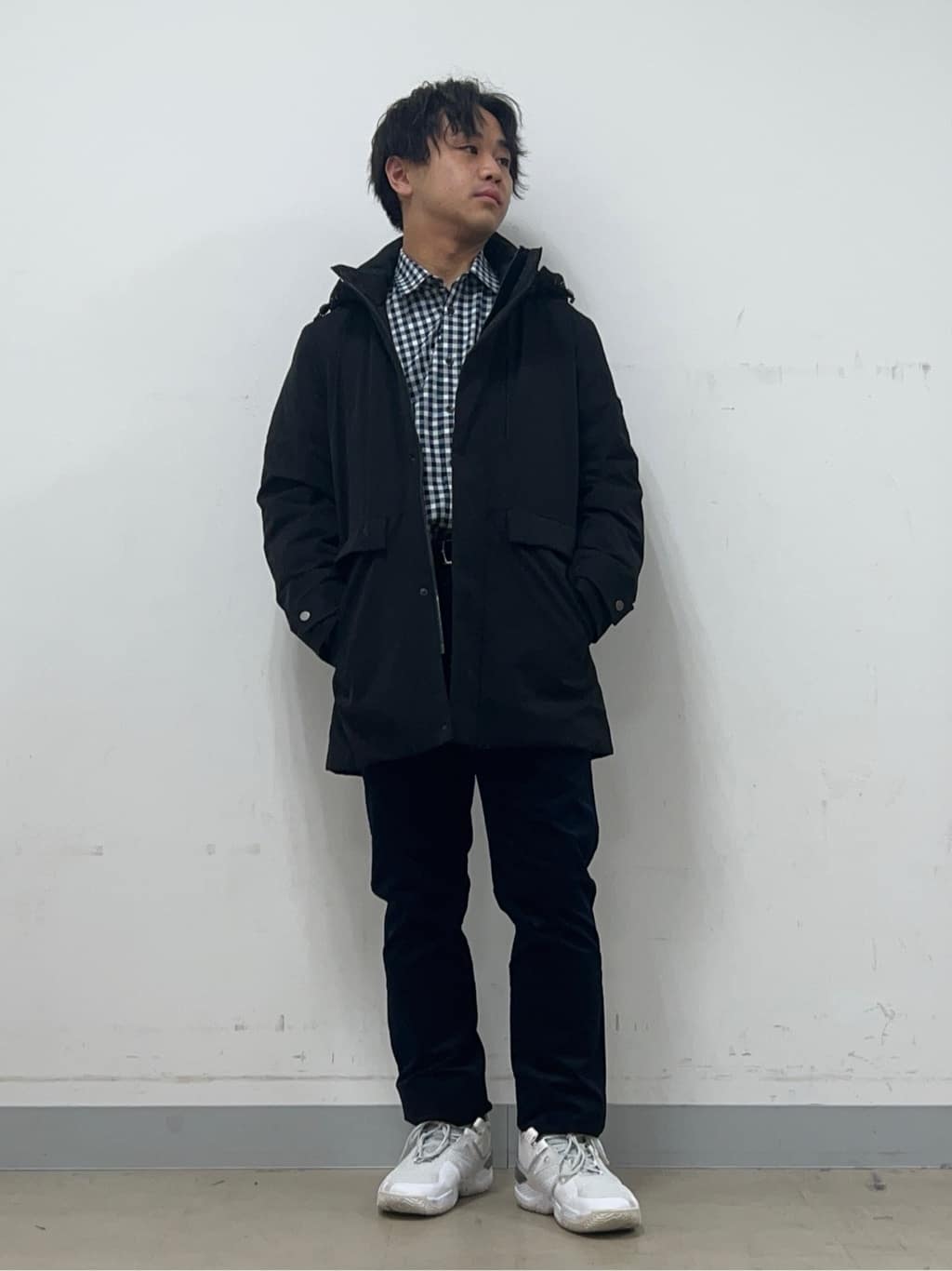 TAKEO KIKUCHIの【None Of Stress】ストレッチ ダウンブルゾンを使ったコーディネートを紹介します。｜Rakuten Fashion(楽天ファッション／旧楽天ブランドアベニュー)6490053