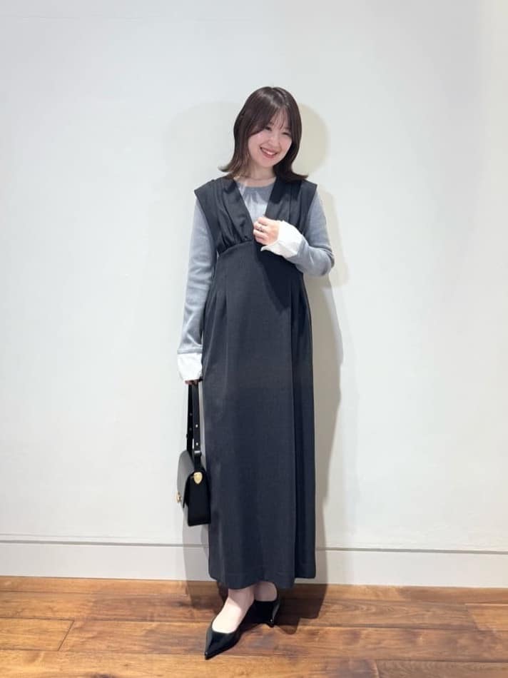 allurevilleのサイドタックジャンスカワンピースを使ったコーディネートを紹介します。｜Rakuten Fashion(楽天ファッション／旧楽天ブランドアベニュー)6490385
