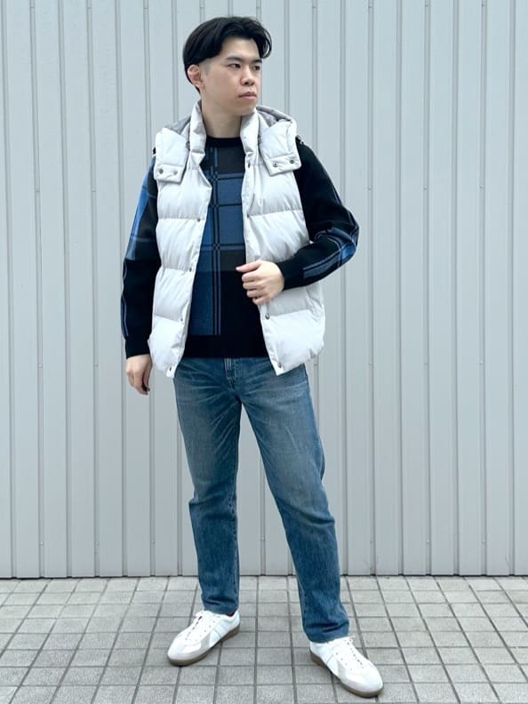 TAKEO KIKUCHIの【袖取り外し可】デタッチャブル ダウンブルゾンを使ったコーディネートを紹介します。｜Rakuten Fashion(楽天ファッション／旧楽天ブランドアベニュー)6490421