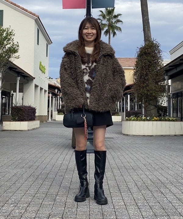 BEAMS HEARTのレオパード シャギー ニットを使ったコーディネートを紹介します。｜Rakuten Fashion(楽天ファッション／旧楽天ブランドアベニュー)6490715