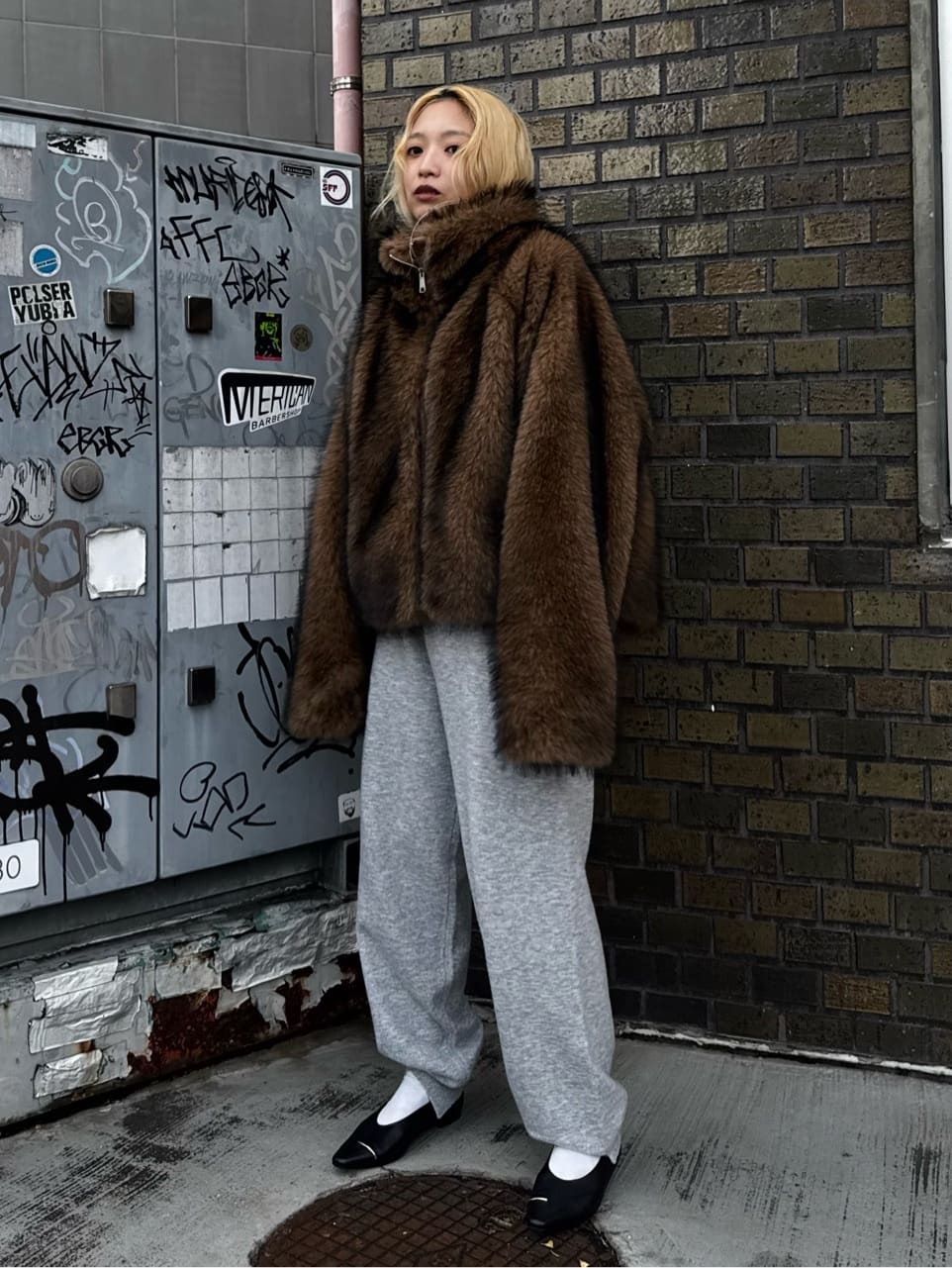 NOMINE | スタンドフェイクファーブルゾン | Rakuten Fashion(楽天