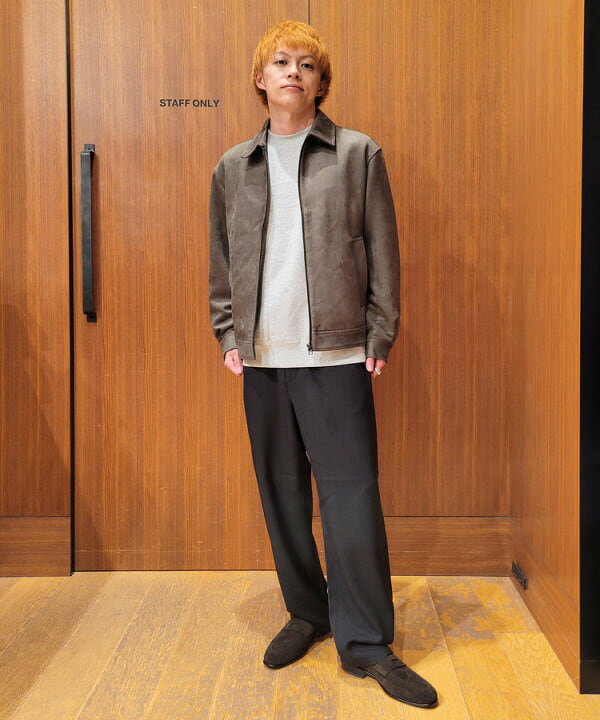 BEAMS HEARTのフェイクスエード ジップ ブルゾンを使ったコーディネートを紹介します。｜Rakuten Fashion(楽天ファッション／旧楽天ブランドアベニュー)6492686