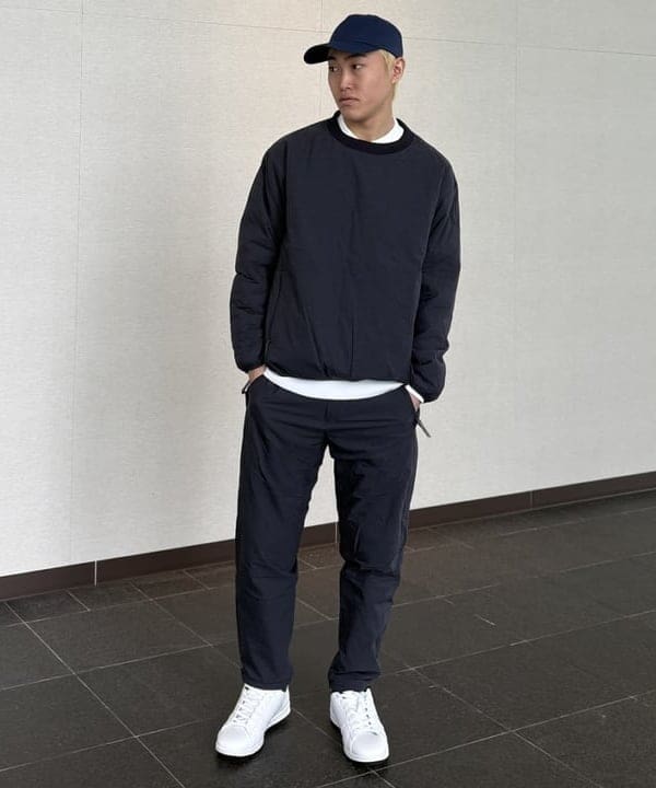BEAMS GOLF | B.G.THREE / ALL-TIME ロングスリーブ ニットポロシャツ