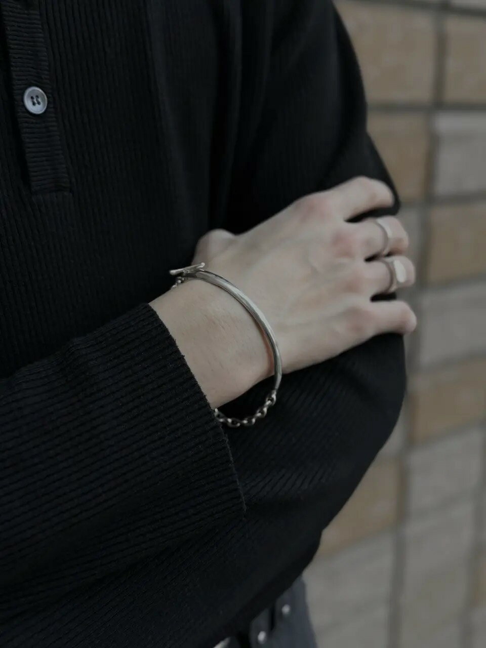 TEN. | カフチェーンブレスレット SV-M- プレゼント メンズ