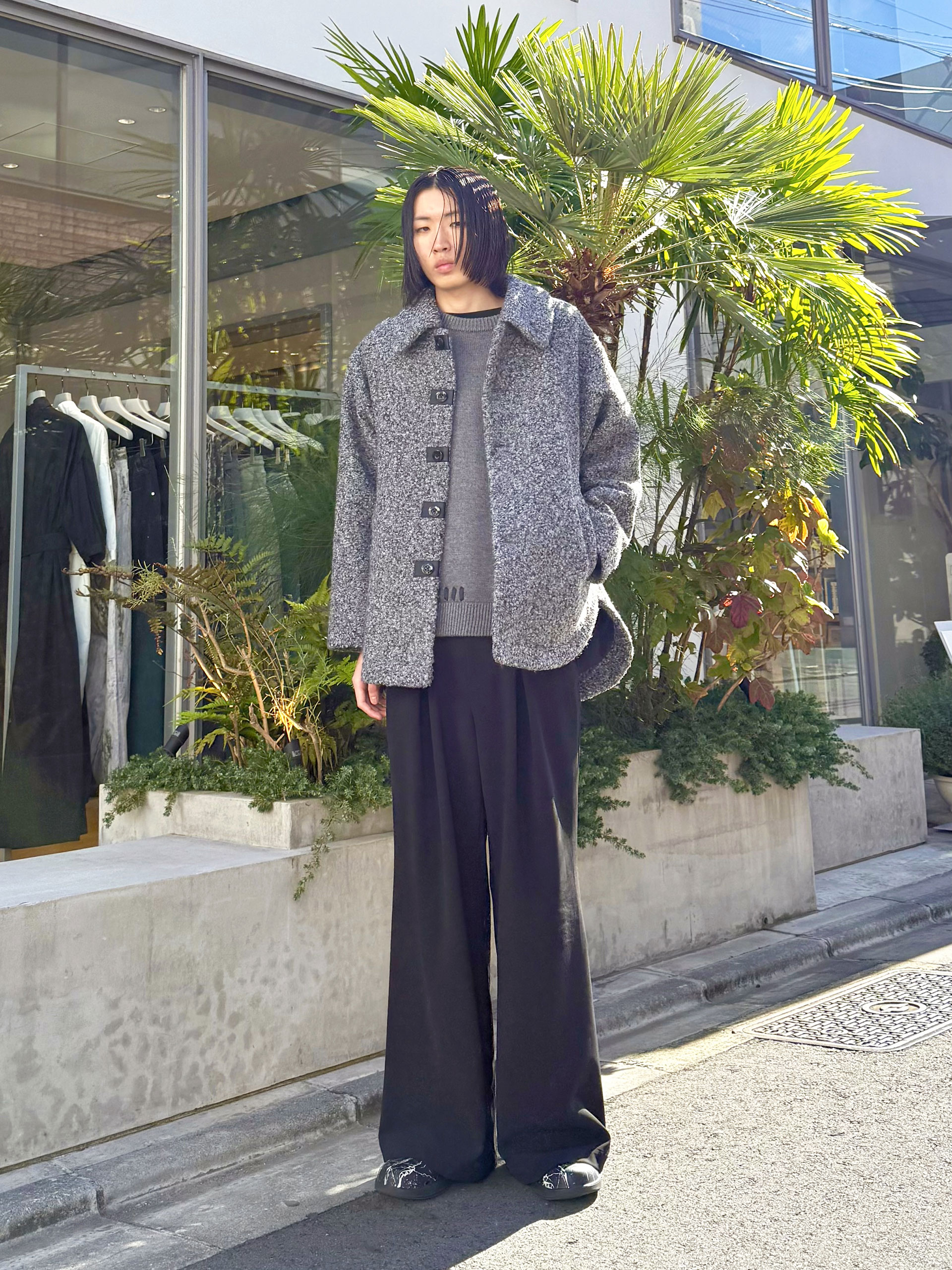 LOVELESSの【UNISEX】ブラッシュドループボアブルゾンを使ったコーディネートを紹介します。｜Rakuten Fashion(楽天ファッション／旧楽天ブランドアベニュー)6493957