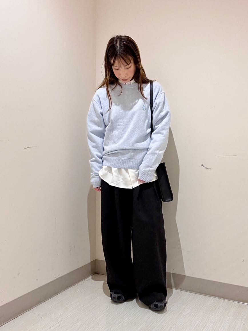 TAKEO KIKUCHIの【Air Palette Knit】ワンポイント カラーニット プルオーバーを使ったコーディネートを紹介します。｜Rakuten Fashion(楽天ファッション／旧楽天ブランドアベニュー)6496276