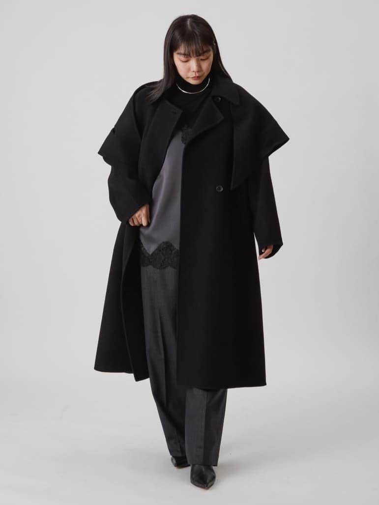 1er Arrondissementのスーパーファインウールボトルネックを使ったコーディネートを紹介します。｜Rakuten Fashion(楽天ファッション／旧楽天ブランドアベニュー)6497705