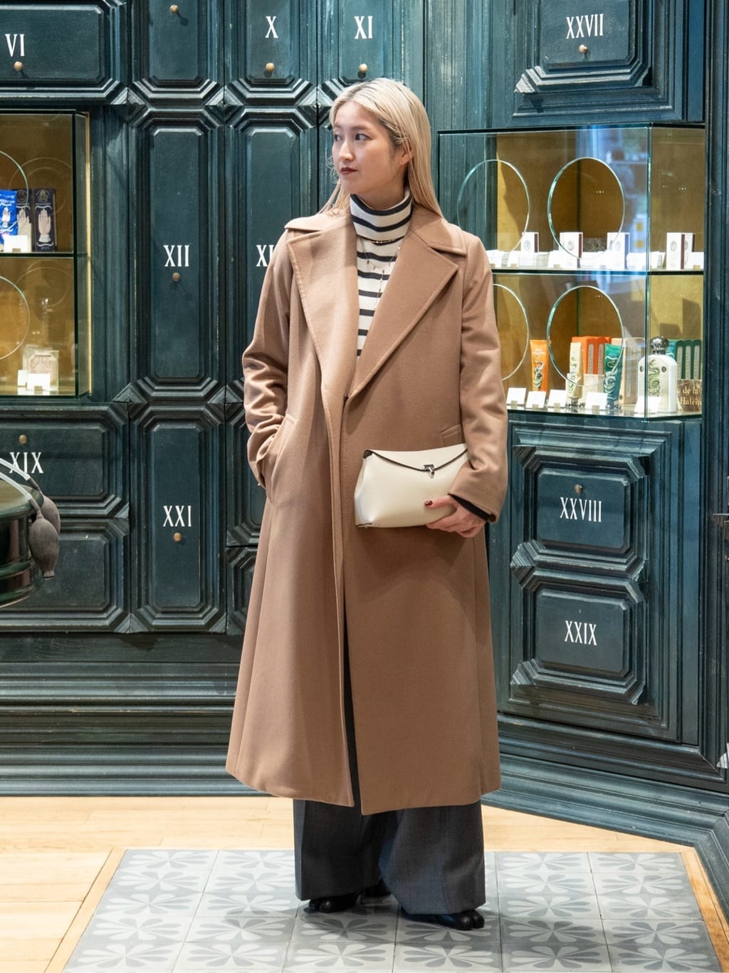 TOMORROWLAND | スーパーカシミヤ ベルテッドコート | Rakuten Fashion