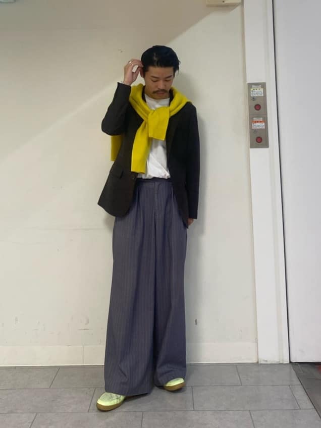 TAKEO KIKUCHIの【Sサイズ~】ラッセルメッシュ ジャケットを使ったコーディネートを紹介します。｜Rakuten Fashion(楽天ファッション／旧楽天ブランドアベニュー)6498796