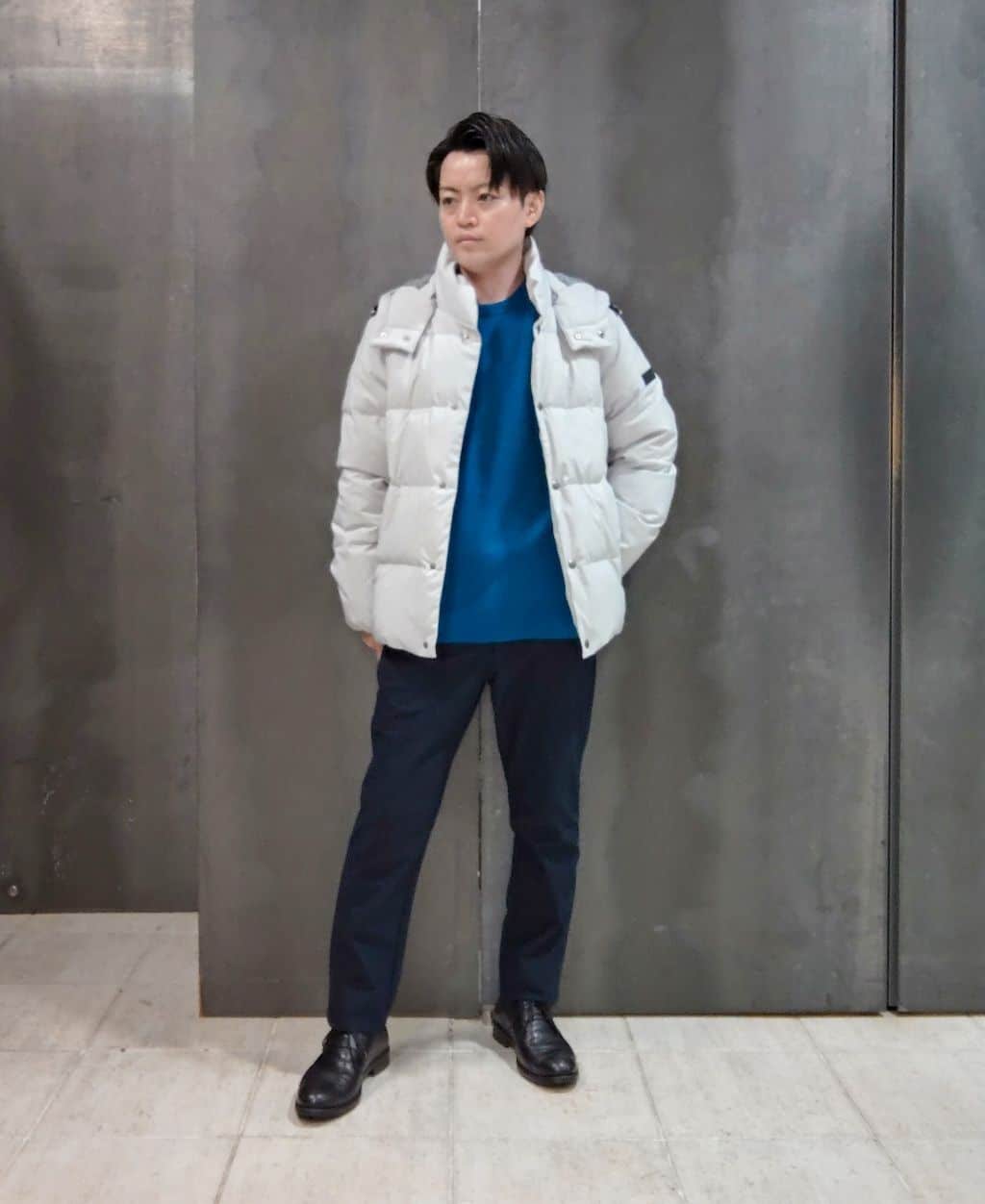 TAKEO KIKUCHIの【袖取り外し可】デタッチャブル ダウンブルゾンを使ったコーディネートを紹介します。｜Rakuten Fashion(楽天ファッション／旧楽天ブランドアベニュー)6499857