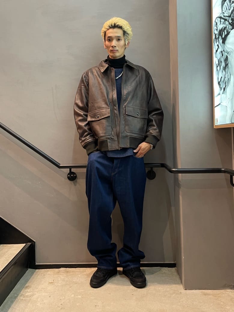 Levi's | CLAYTON レザー アビエーター ジャケット | Rakuten Fashion