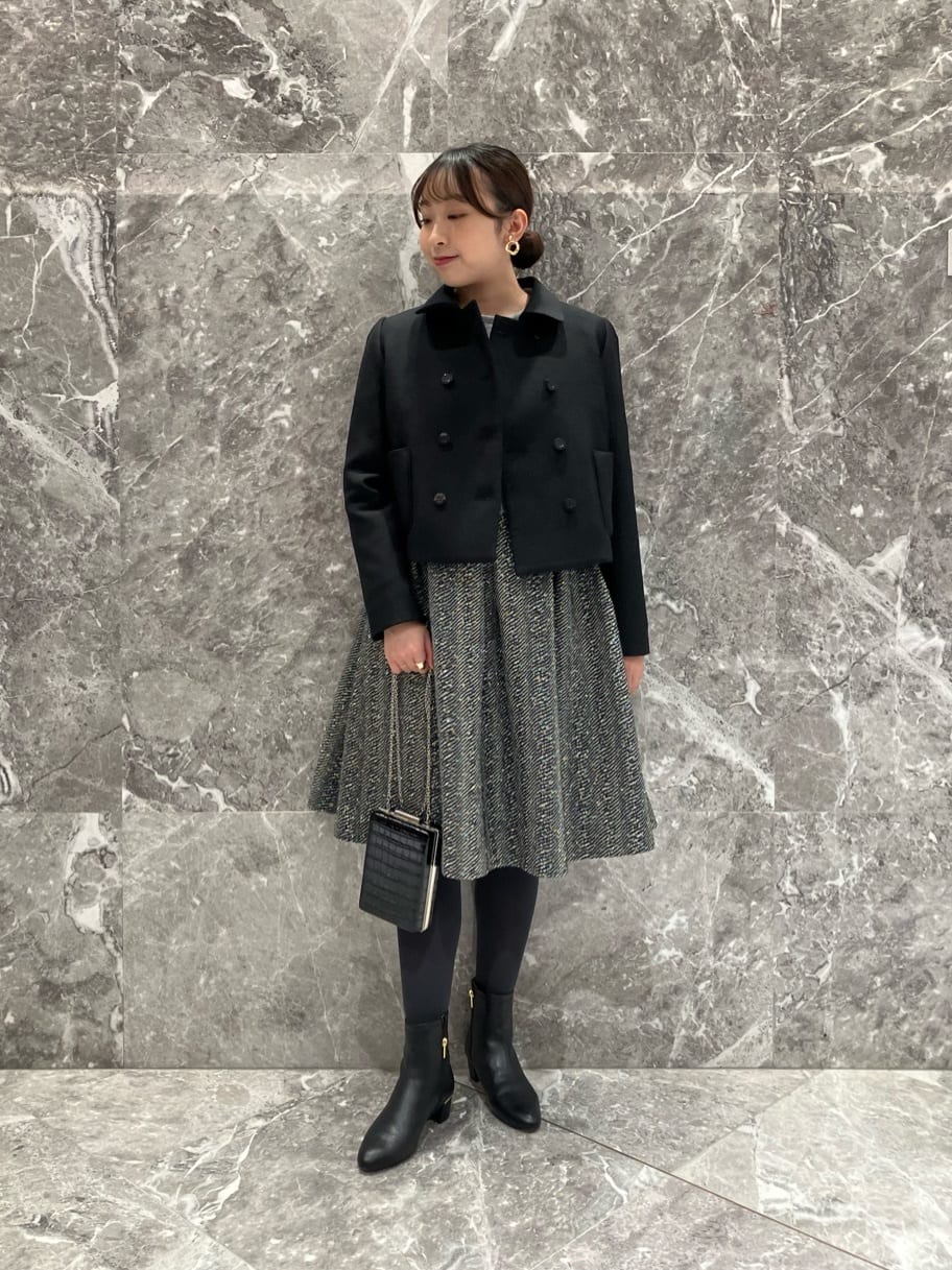 allurevilleの【LOULOU WILLOUGHBY】LINTONラメツイードワンピースを使ったコーディネートを紹介します。｜Rakuten Fashion(楽天ファッション／旧楽天ブランドアベニュー)6504999