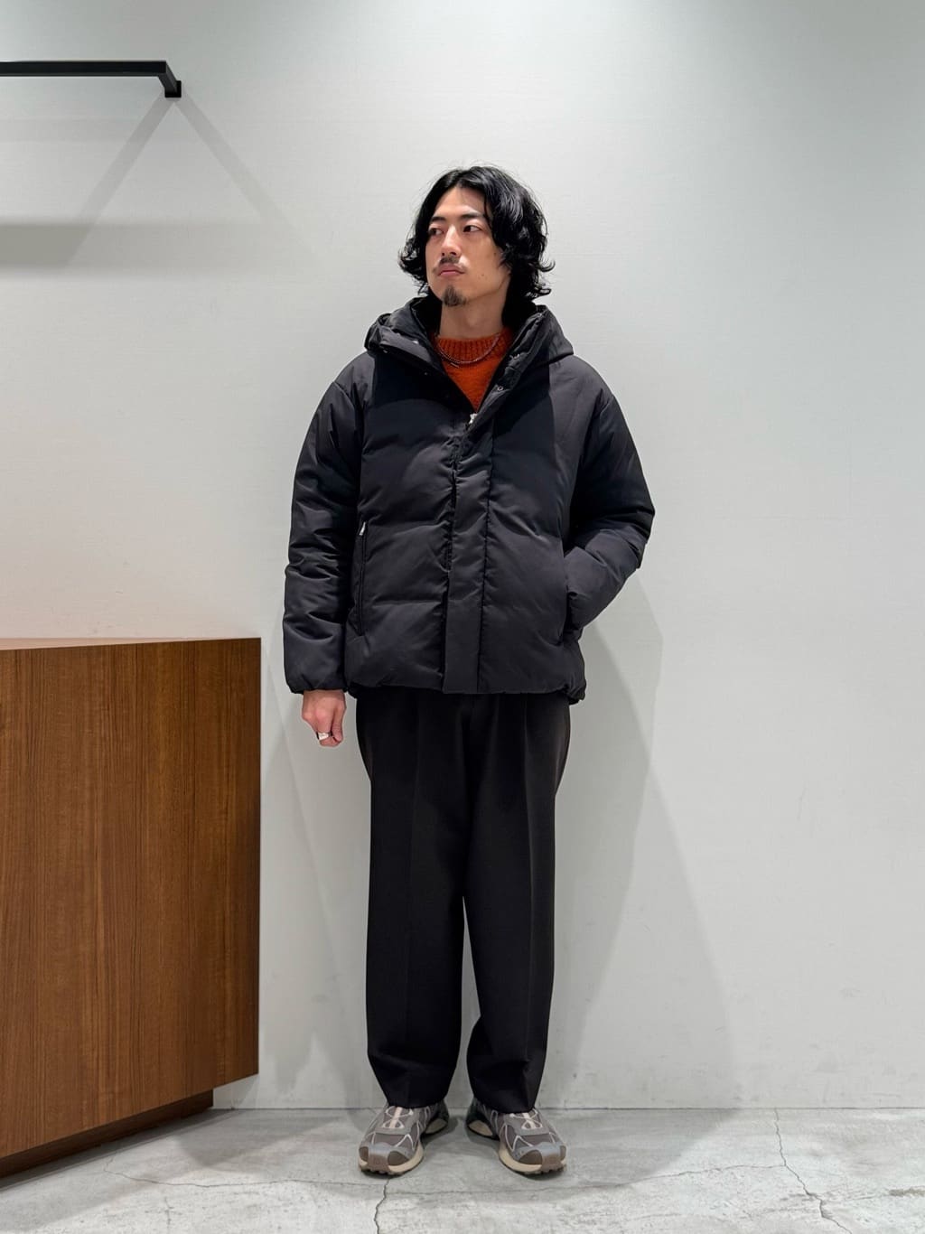 小松マテーレ リラックス フード ダウンジャケット \u2015700FP 撥水 