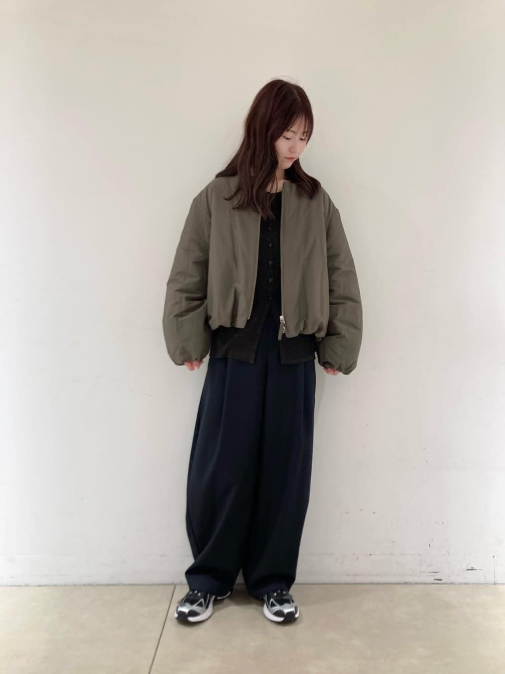 BEAUTY&YOUTH UNITED ARROWSのポリエステルブレンド ノーカラー BEAUTY&YOUTH UNITED ARROWSのポリエステルブレンド ノーカラー