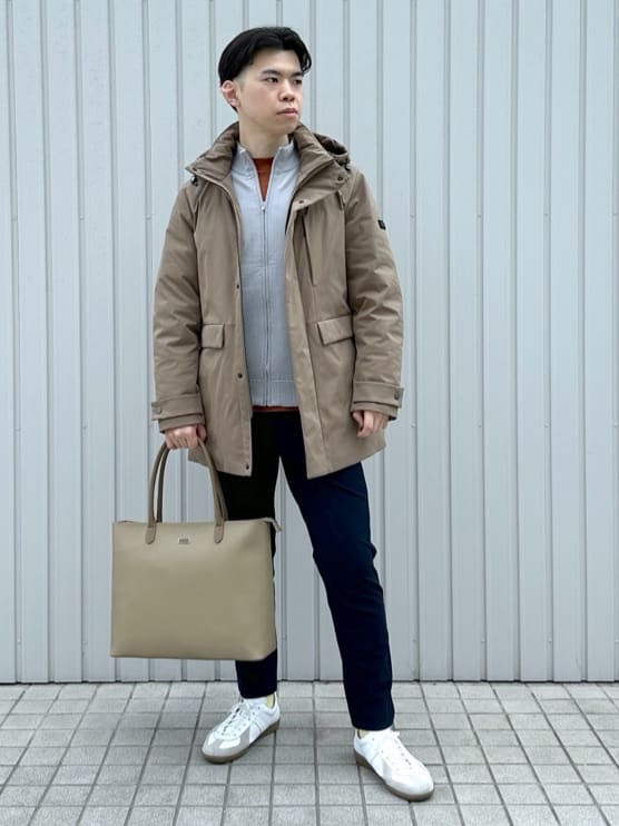 TAKEO KIKUCHIの【None Of Stress】ストレッチ ダウンブルゾンを使ったコーディネートを紹介します。｜Rakuten Fashion(楽天ファッション／旧楽天ブランドアベニュー)6507678