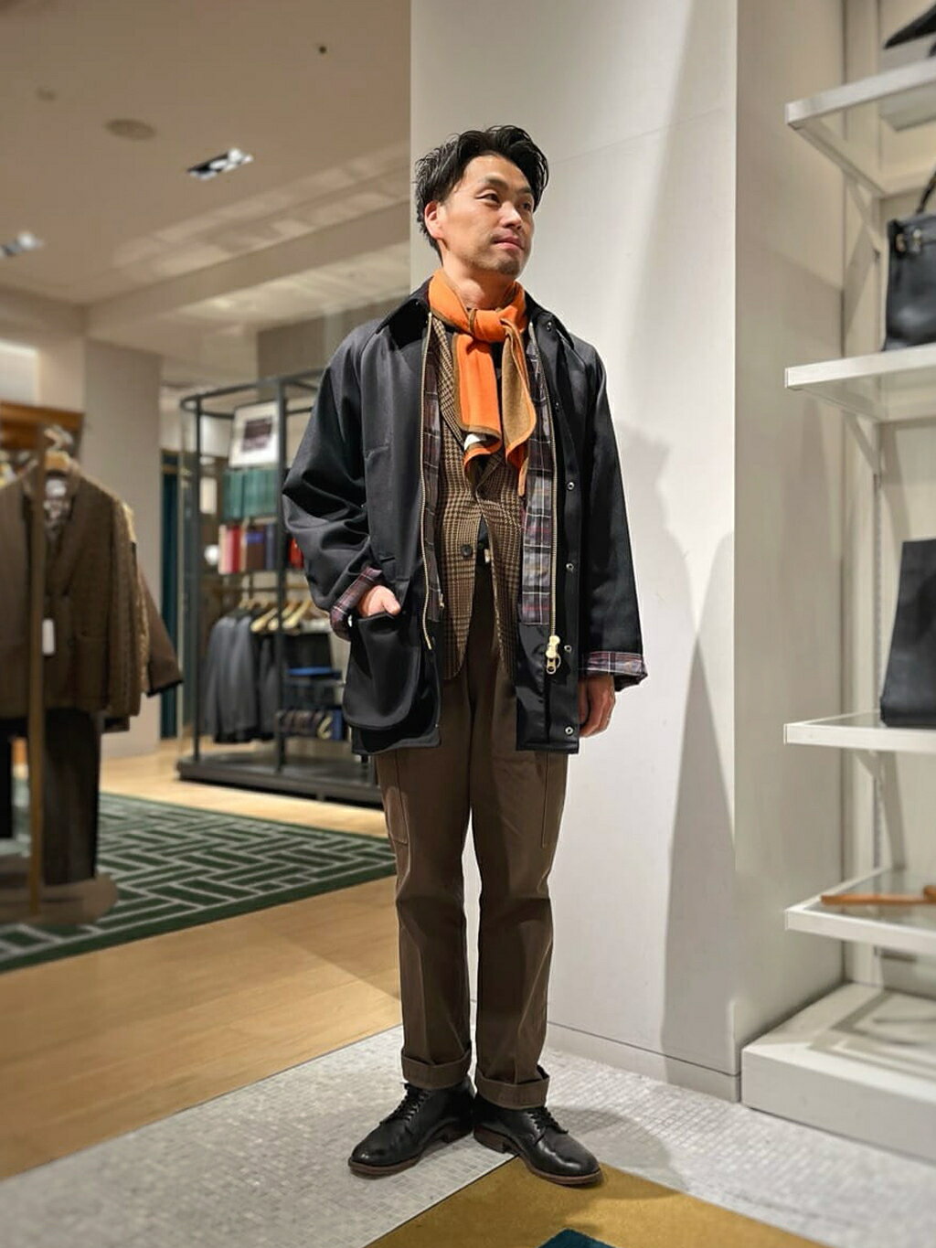 TOMORROWLAND | 【別注】Barbour CL BEAUFORT ウールブルゾン DORMEIUL