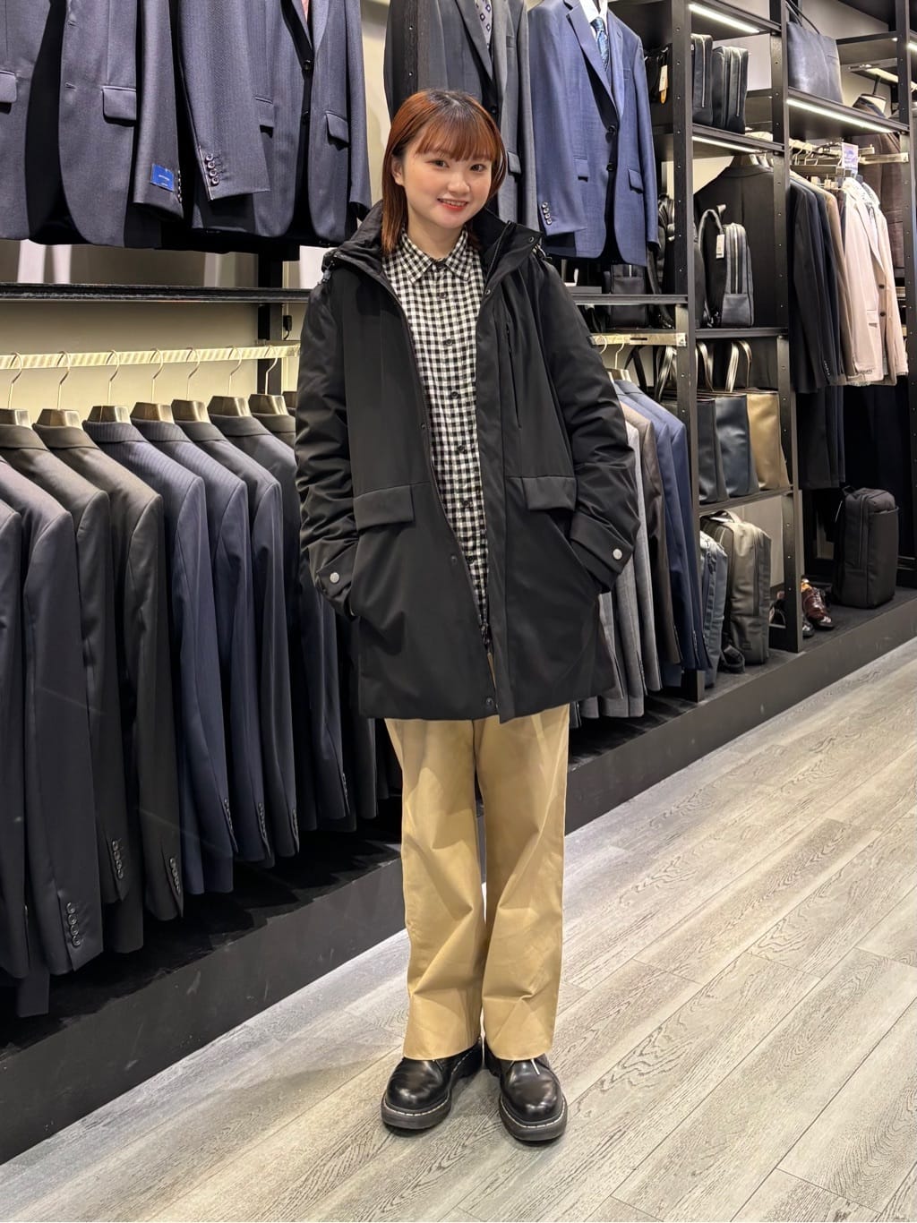 TAKEO KIKUCHIの【None Of Stress】ストレッチ ダウンブルゾンを使ったコーディネートを紹介します。｜Rakuten Fashion(楽天ファッション／旧楽天ブランドアベニュー)6508779