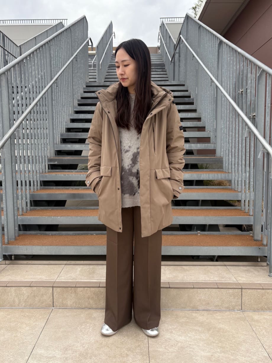 TAKEO KIKUCHIの【None Of Stress】ストレッチ ダウンブルゾンを使ったコーディネートを紹介します。｜Rakuten Fashion(楽天ファッション／旧楽天ブランドアベニュー)6509380