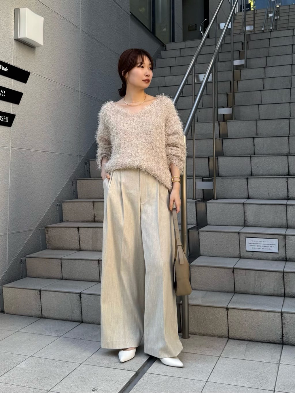 GALLARDAGALANTEの【セットアップ対応】ダブルタックツイードパンツを使ったコーディネートを紹介します。｜Rakuten Fashion(楽天ファッション／旧楽天ブランドアベニュー)6509477