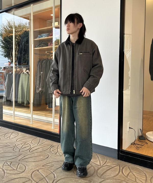 BEAMS HEARTのブラスト ワイド ストレート デニムを使ったコーディネートを紹介します。｜Rakuten Fashion(楽天ファッション／旧楽天ブランドアベニュー)6510054