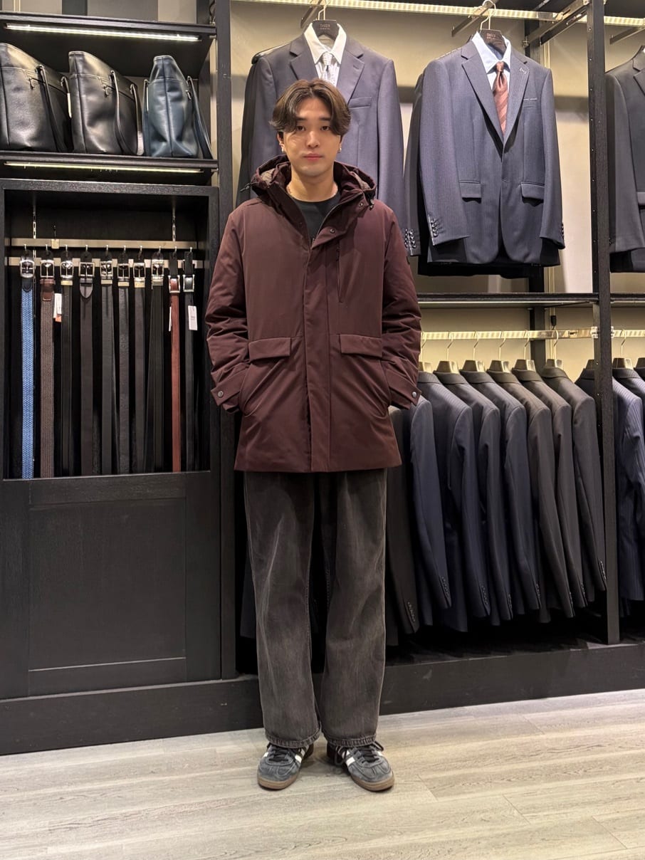 TAKEO KIKUCHIの【None Of Stress】ストレッチ ダウンブルゾンを使ったコーディネートを紹介します。｜Rakuten Fashion(楽天ファッション／旧楽天ブランドアベニュー)6512490