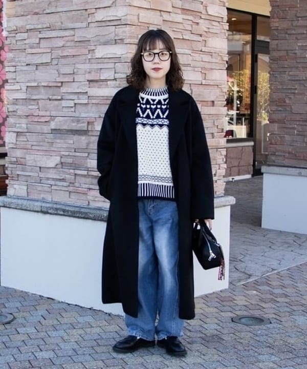 BEAMS HEARTのヴィンテージ ジャカード ニットを使ったコーディネートを紹介します。｜Rakuten Fashion(楽天ファッション／旧楽天ブランドアベニュー)6515367