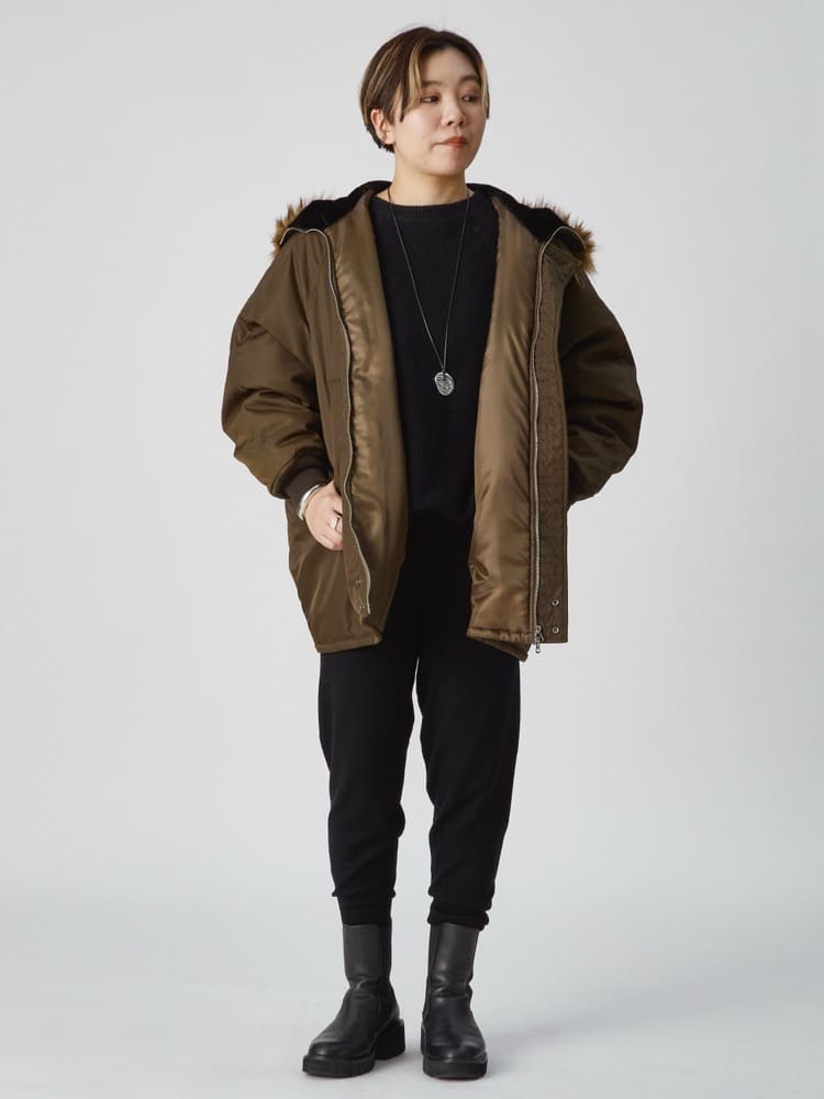 1er Arrondissementの<TICCA(ティッカ)>ミリタリージャケットを使ったコーディネートを紹介します。｜Rakuten Fashion(楽天ファッション／旧楽天ブランドアベニュー)6516082